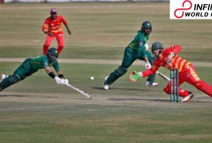 Pakistan batsmen Harris Sohail, Imam Ul Haq, finish up on striker's end