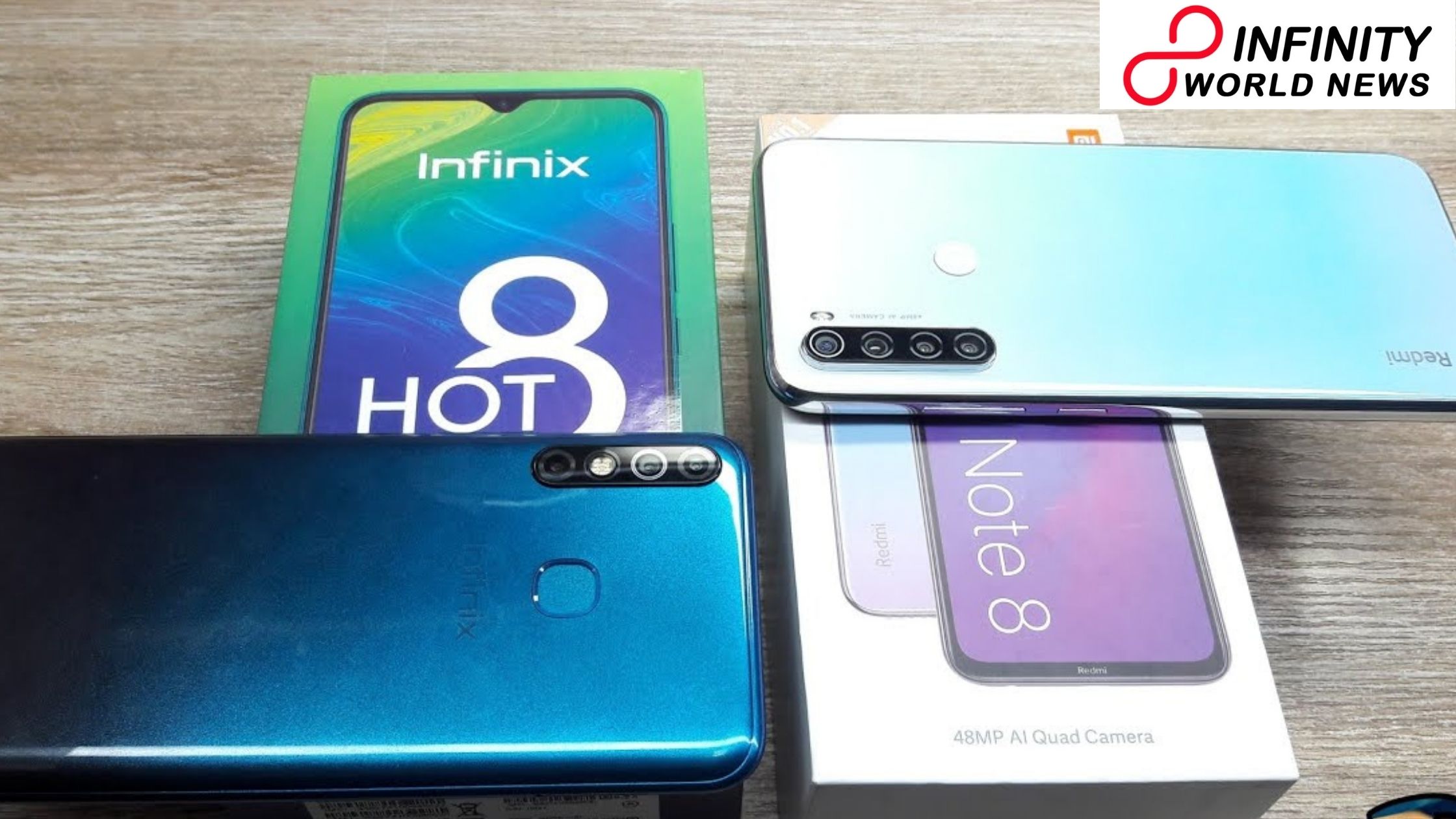 Infinix Hot 8 versus Xiaomi Redmi Note 8