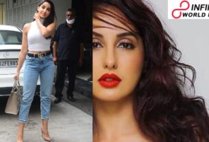 Nora Fatehi in harvest top and types of denim with Rs 2 lakh sack says something