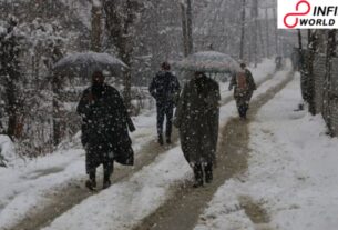 Season's 1st Snowfall Visits that Plains of Kashmir Valley