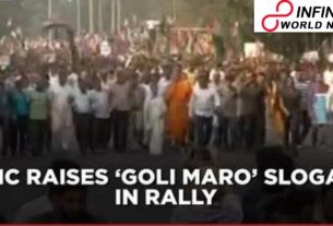 'Goli maaro' mottos raised at Suvendu Adhikari-drove BJP rally in West Bengal's Hooghly