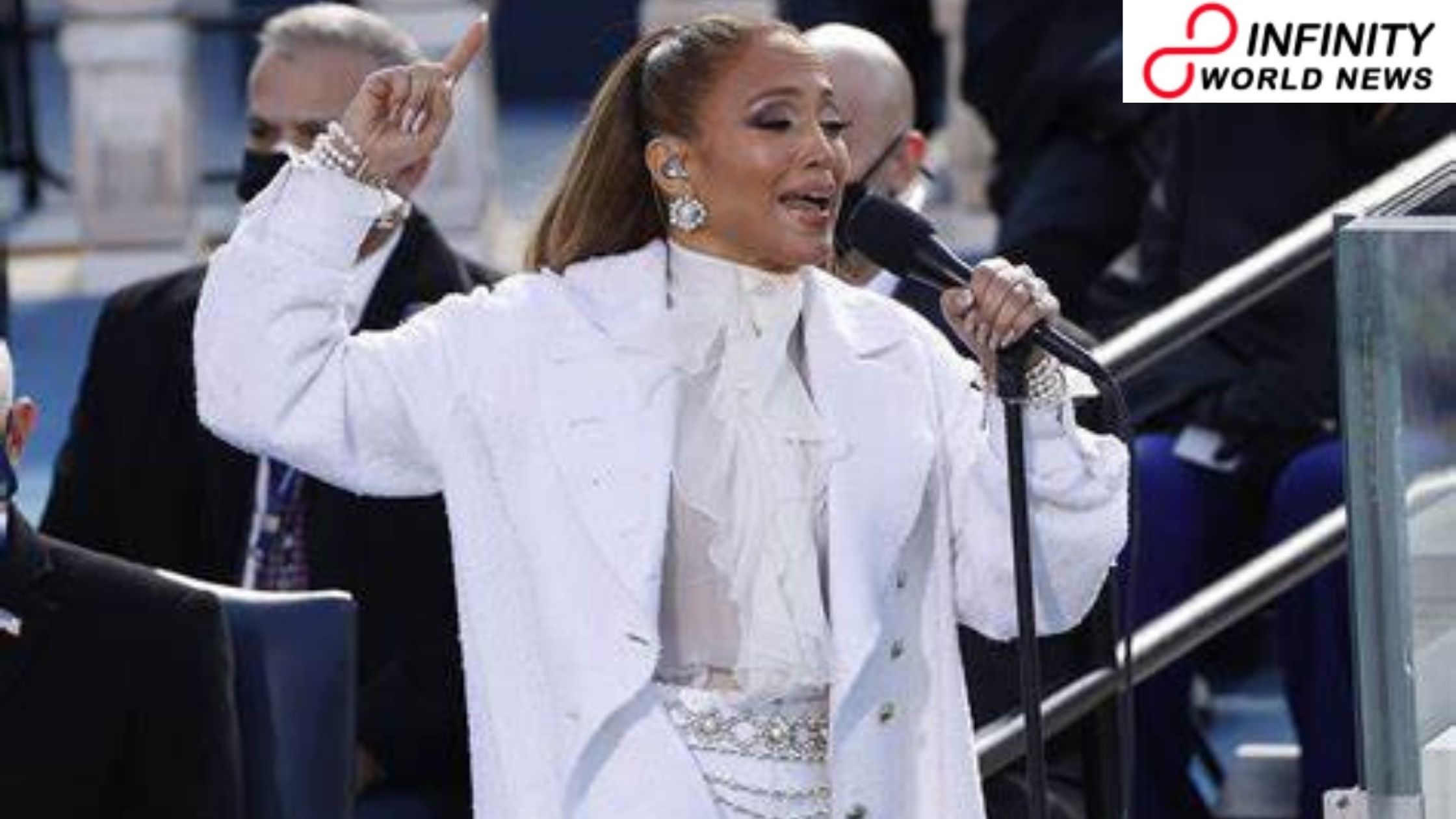 Jennifer Lopez Puts Fashion Outcome in a Remarkable All-White Outfit Opted Concerning President Joe Biden's Inauguration