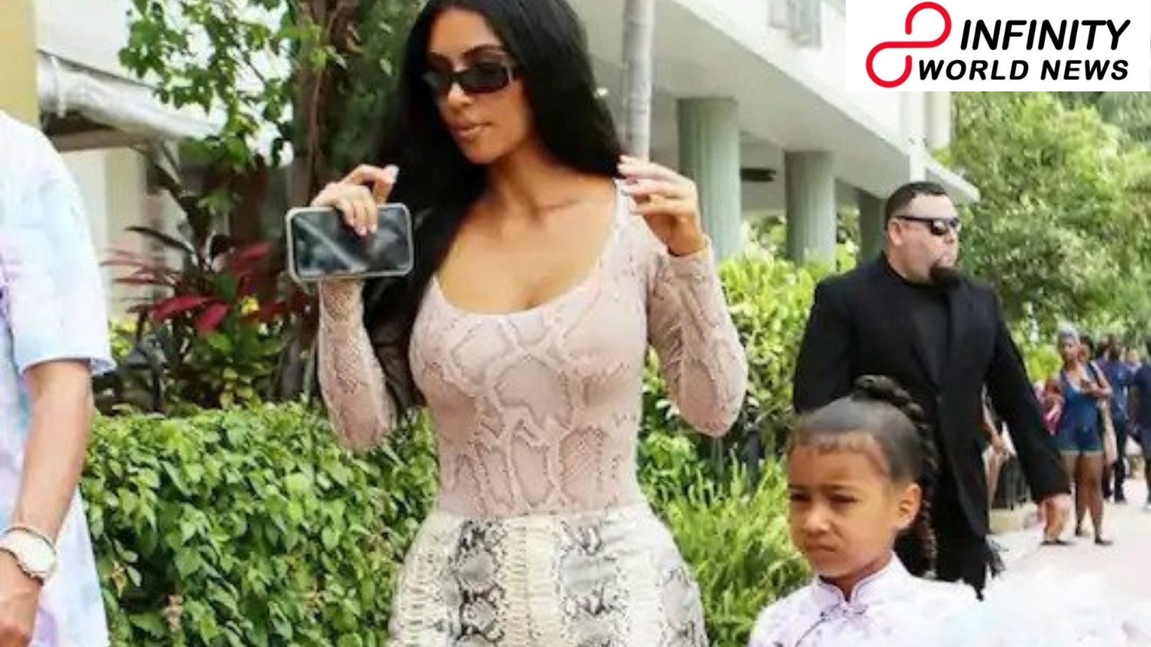 Kim Kardashian Flaunts Hermes Bag Designed by Daughter North while Painting Drama